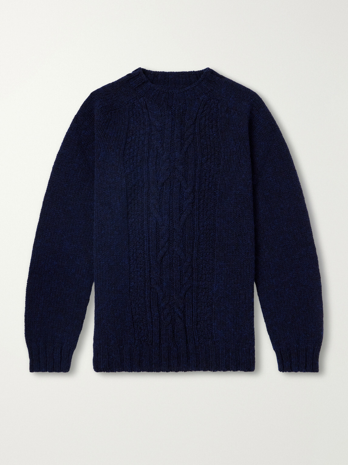 Barbour - Cable-Knit Wool Sweater - Blue