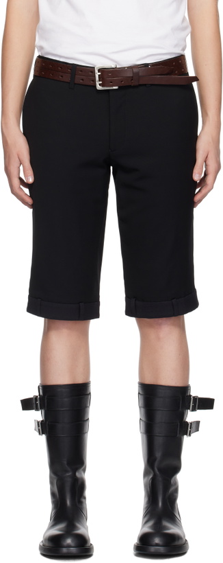 Photo: HODAKOVA Black Upside Down Trouser Shorts