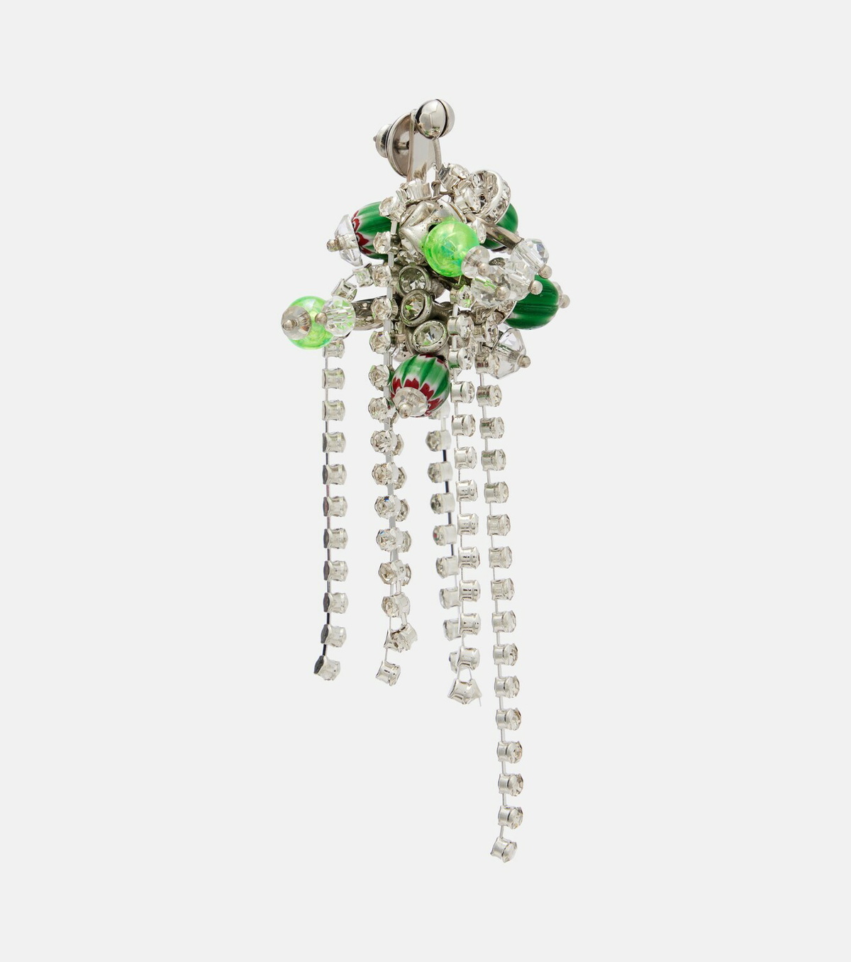 Dries Van Noten Crystal-embellished drop earrings