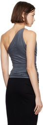Rick Owens Lilies Gray Porterville Hydra Aaliyah Tank Top