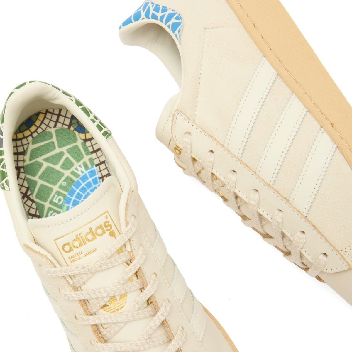 Adidas 125th Harlem Anniversary Jabbar Lo in Off White/Hazy Beige