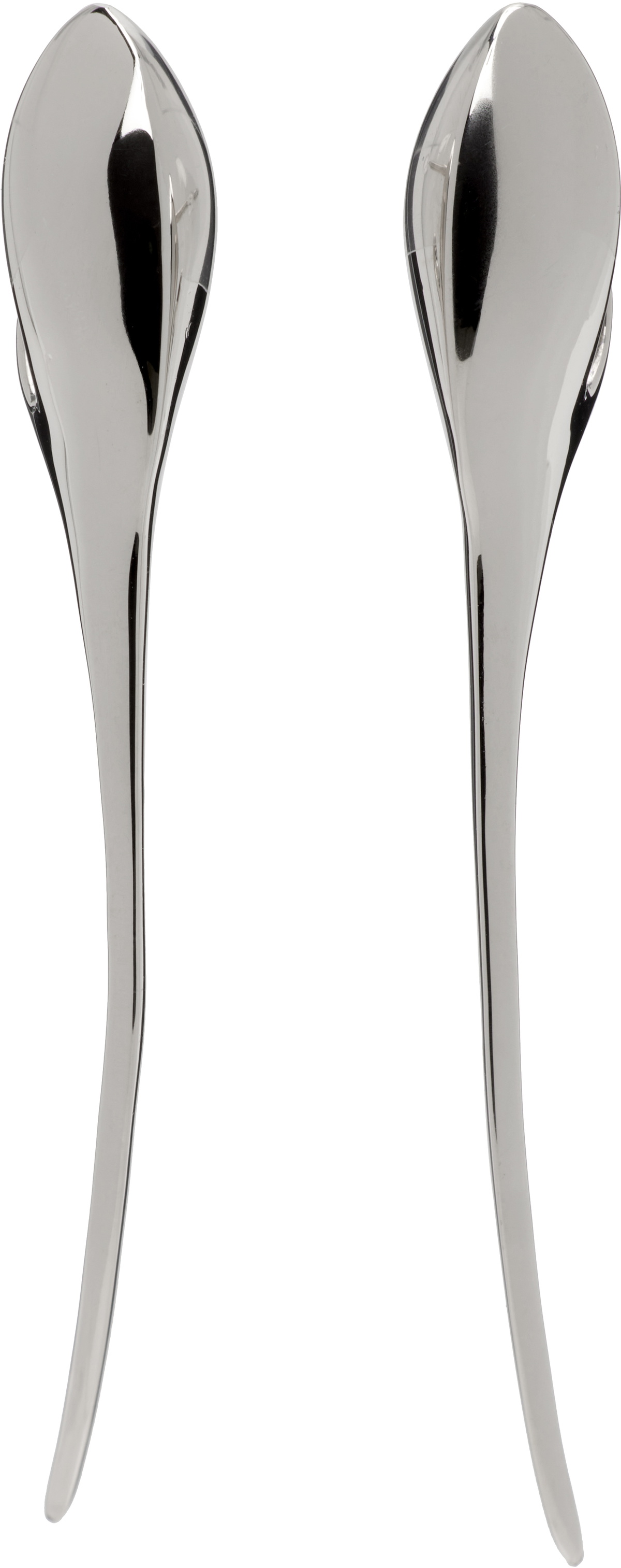 アクセサリー GIVENCHY U LOCK EARRINGS SILVERY Givenchy - U-Lock earrings Givenchy