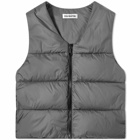 Cole Buxton Men's Insulated Down Vest in Grey
