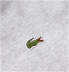 Lacoste Tennis - Logo-Embroidered Fleece-Back Cotton-Blend Jersey Track Jacket - Gray