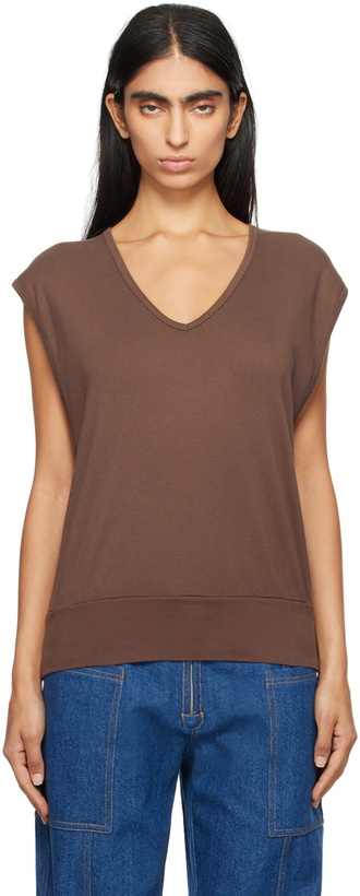 Photo: Gil Rodriguez Brown Billie Oversized Tank Top
