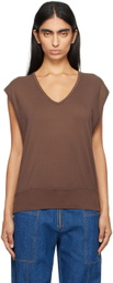 Gil Rodriguez Brown Billie Oversized Tank Top