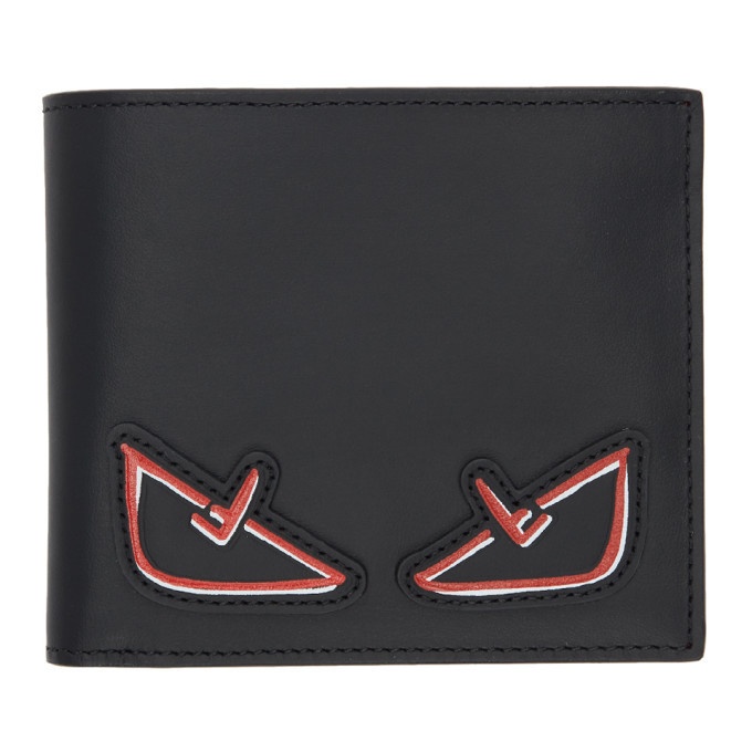 Photo: Fendi Black FF Bag Bugs Wallet