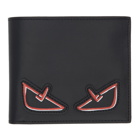 Fendi Black FF Bag Bugs Wallet