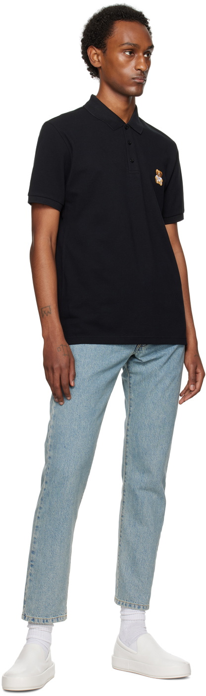 Moschino Blue Garment-Washed Jeans