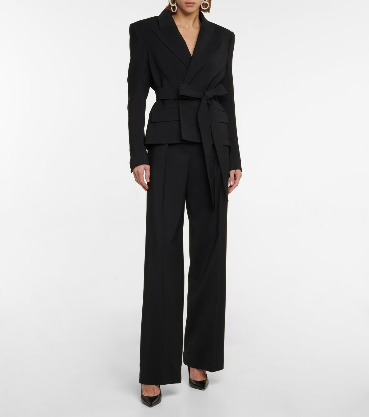 Alexandre Vauthier - Belted crêpe blazer