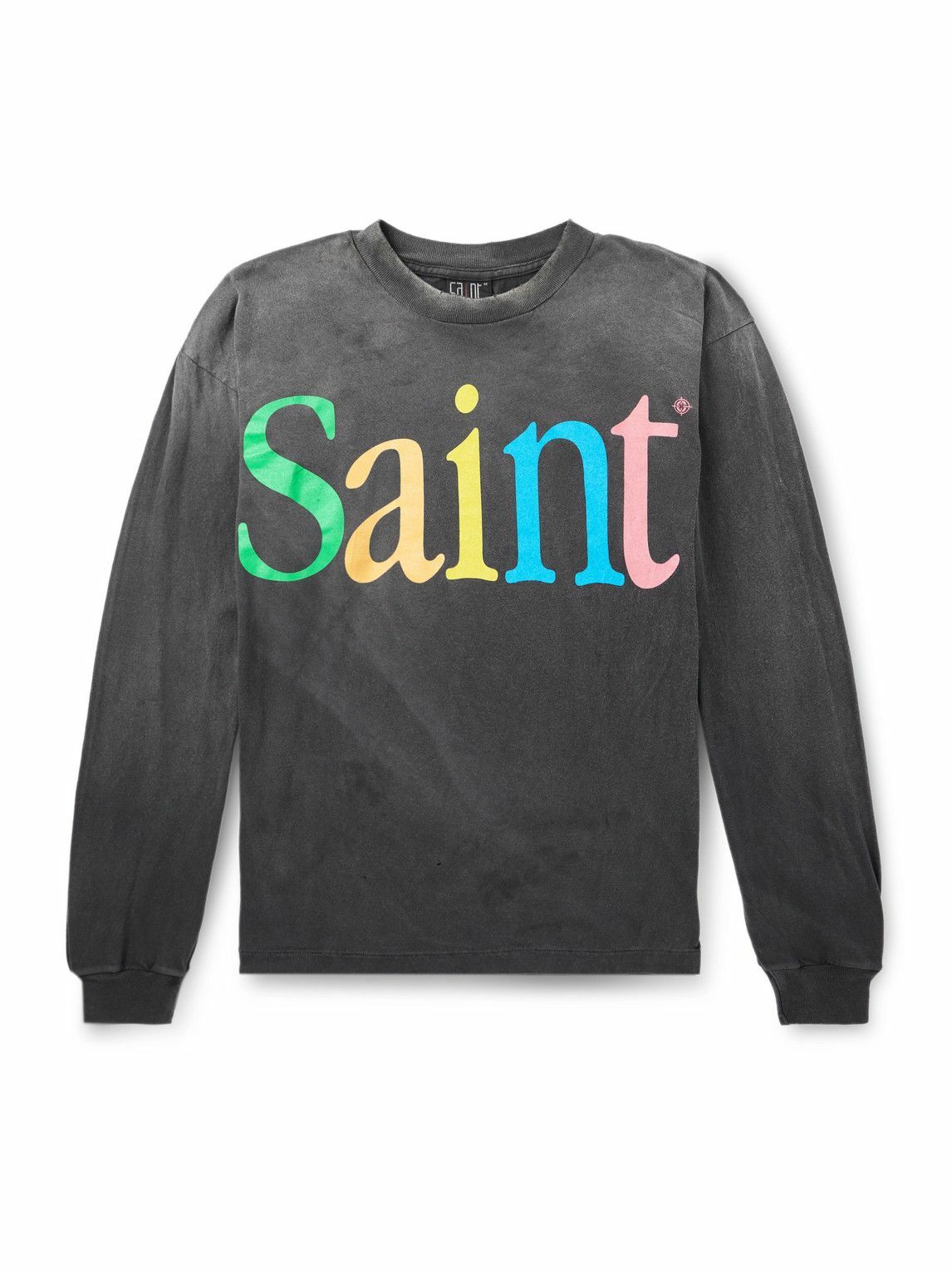 SAINT MXXXXXX - 2Pac Printed Cotton-Jersey T-Shirt - Black