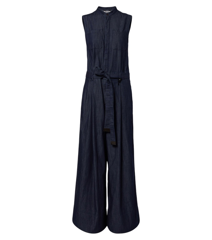 Photo: 'S Max Mara Wide-leg denim jumpsuit