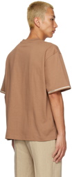 Jacquemus Brown 'Le T-Shirt Toalha' T-Shirt