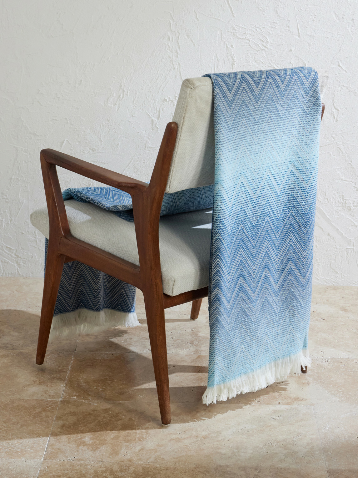 Missoni Home - Timmy Fringed Striped Wool Throw