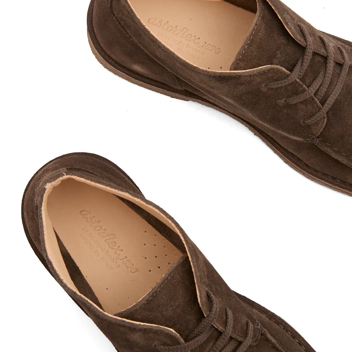 Astorflex Men's Deukeflex Suede Boots in Dark Chestnut