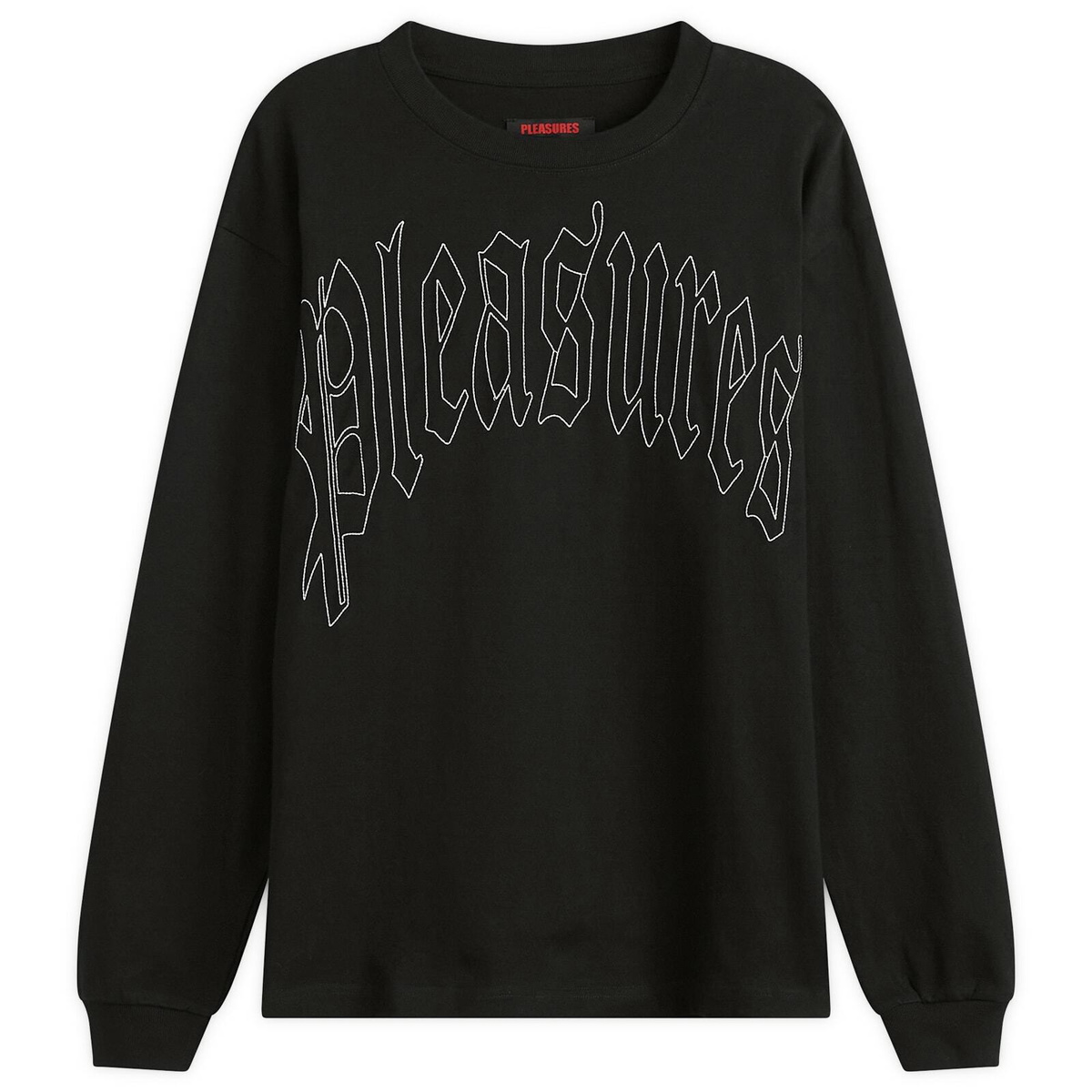 Pleasures Men's Twitch Long Sleeve T-Shirt in Black