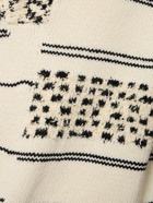 BOTTEGA VENETA Textured Cotton & Wool Polo Sweater