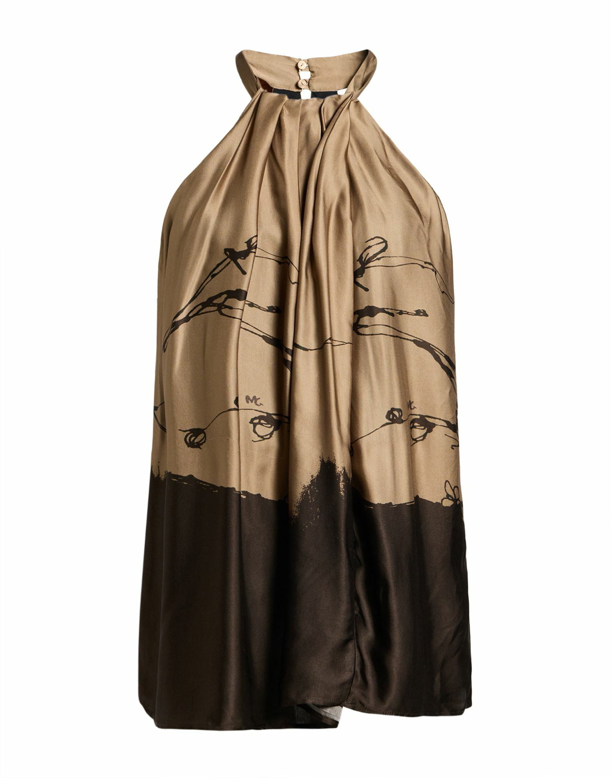 Manila Grace Womens Top Taupe