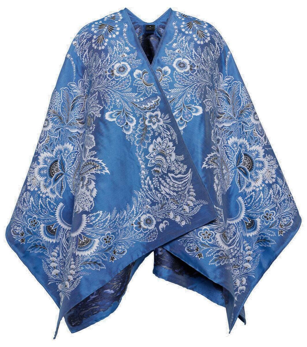 Etro - Printed wool-blend cape Etro Etro - Printed wool-blend cape Etro