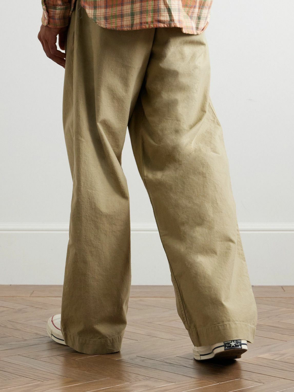パンツ RRL Distressed Chino rrl | cotton field chino khaki – stuf|f-official