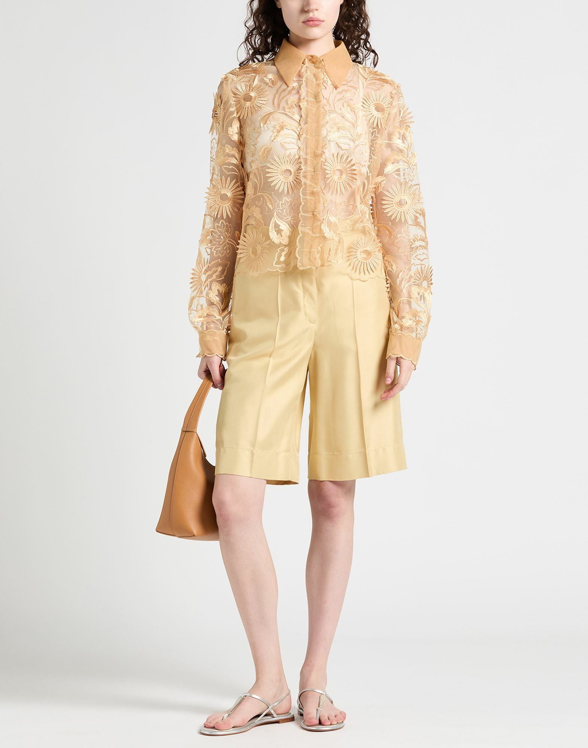Alberta Ferretti Womens Shirt Sand