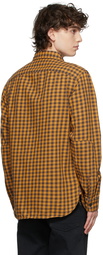 RRL Yellow & Black Check Work Shirt