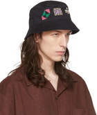 ADISH Black Ared Bucket Hat