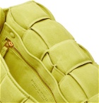 Bottega Veneta - Intrecciato Padded Suede Messenger Bag - Green