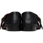 Dries Van Noten Black Buckle Loafers