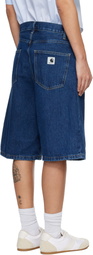 Carhartt Work In Progress Blue Brandon Denim Shorts