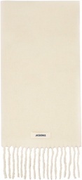 JACQUEMUS Off-White La Casa 'The Carro' Scarf