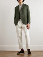 Incotex - Slim-Fit Linen Blazer - Green
