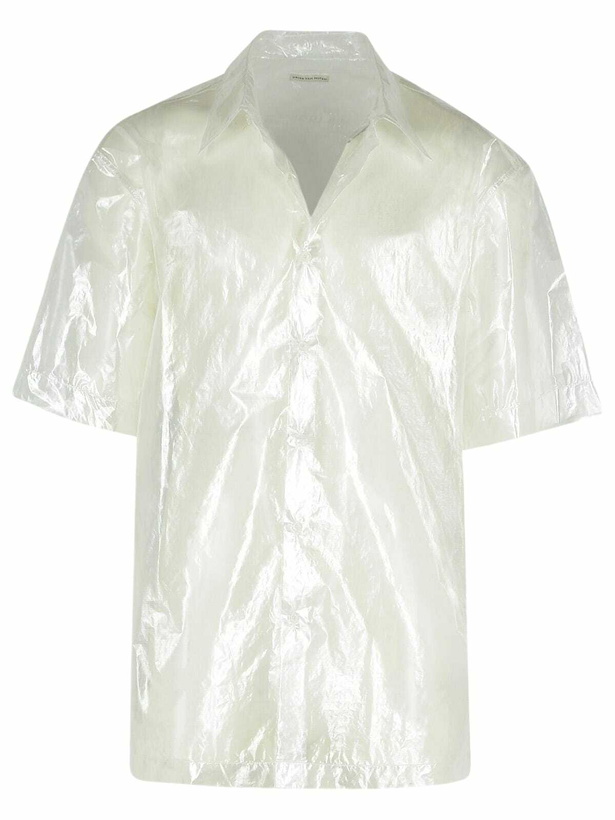 Photo: Dries Van Noten cassidye Silver Nylon Shirt