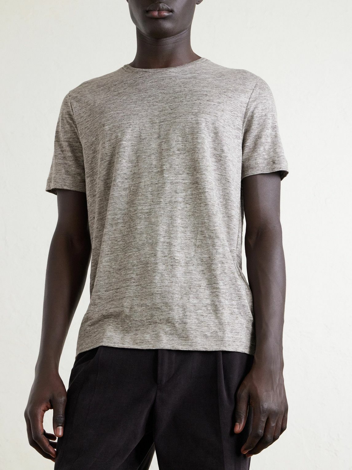 Loro Piana - Linen T-Shirt - Brown
