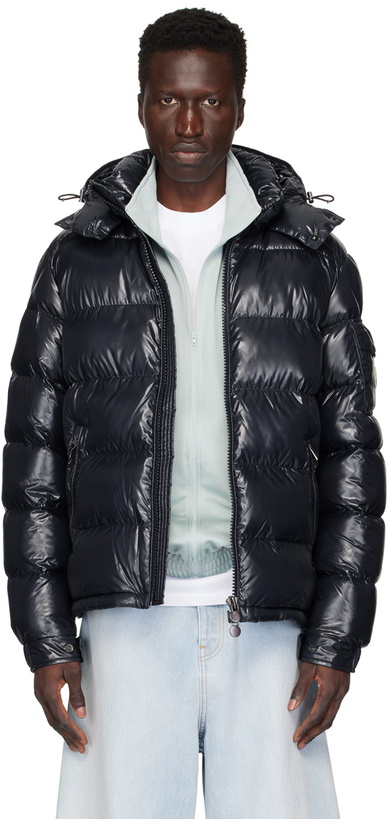 Photo: Moncler Navy Maya Short Down Jacket