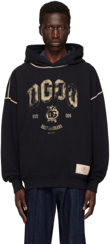 Photo: Dolce&Gabbana Black Oversize Hoodie