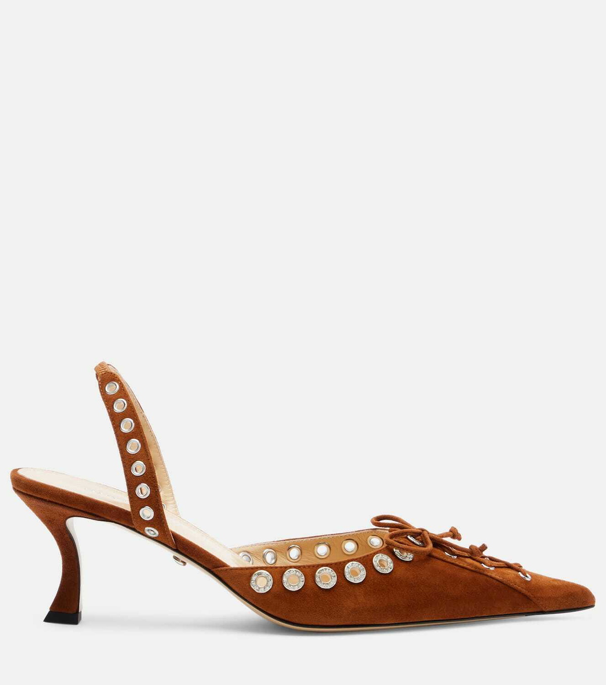 'Crystalized Corset' slingback Pumps