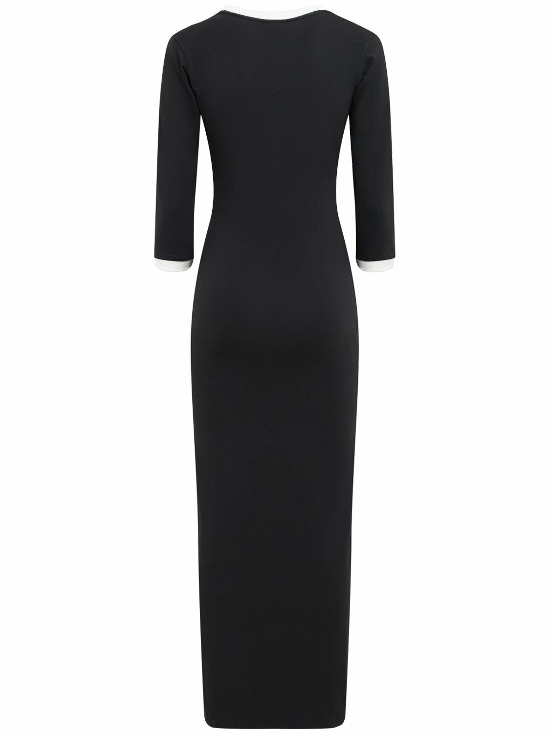 adidas black midi dress ADIDAS ORIGINALS Women's DIRNDL Midi Dress in Black main image 0