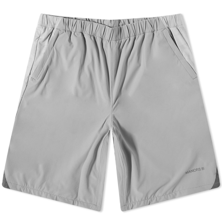 Photo: Manors Golf Men's Ranger Tech Short in Grey