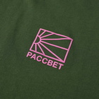 PACCBET Men's Logo T-Shirt in Khaki