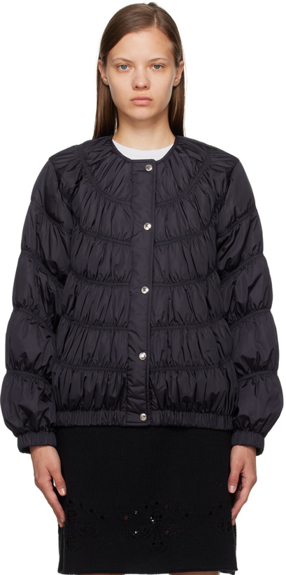 Photo: Chloé Navy Ruched Down Jacket