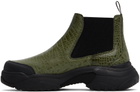 GmbH Green Low Chelsea Boots