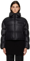 DRAE Black Cropped Down Jacket