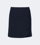 Valentino Virgin wool crêpe miniskirt
