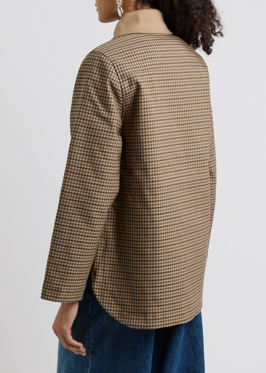 Wales Bonner Alto Checked Cotton-blend Jacket Multicoloured Wales Bonner Alto Checked Cotton-blend Jacket Multicoloured
