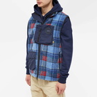 Canada Goose Men's & NBA Collection with UNION Legion Fleece Vest in Legacy Tartan Blue