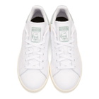 adidas Originals x Pharrell Williams White and Green Stan Smith Sneakers