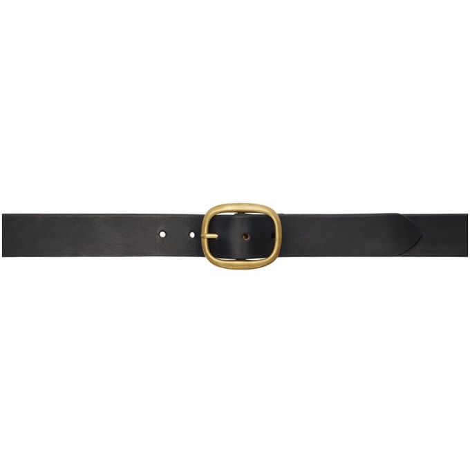 Photo: Maximum Henry Black and Gold Very Wide Oval Belt