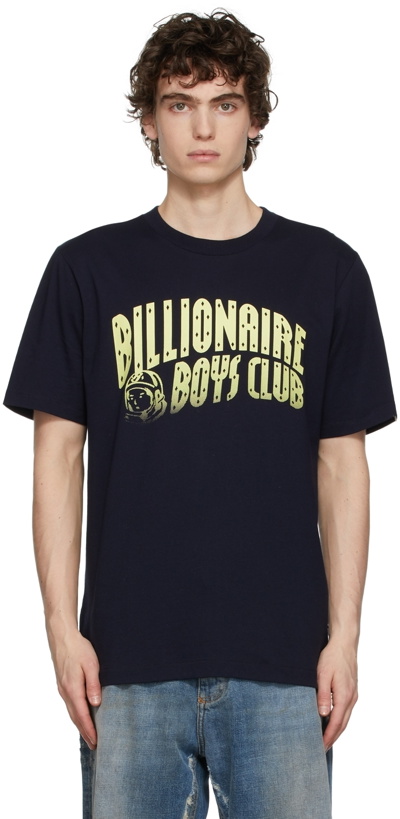 Photo: Billionaire Boys Club Navy Arch Logo Gradient T-Shirt
