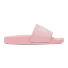 Palm Angels Pink Logo Slides
